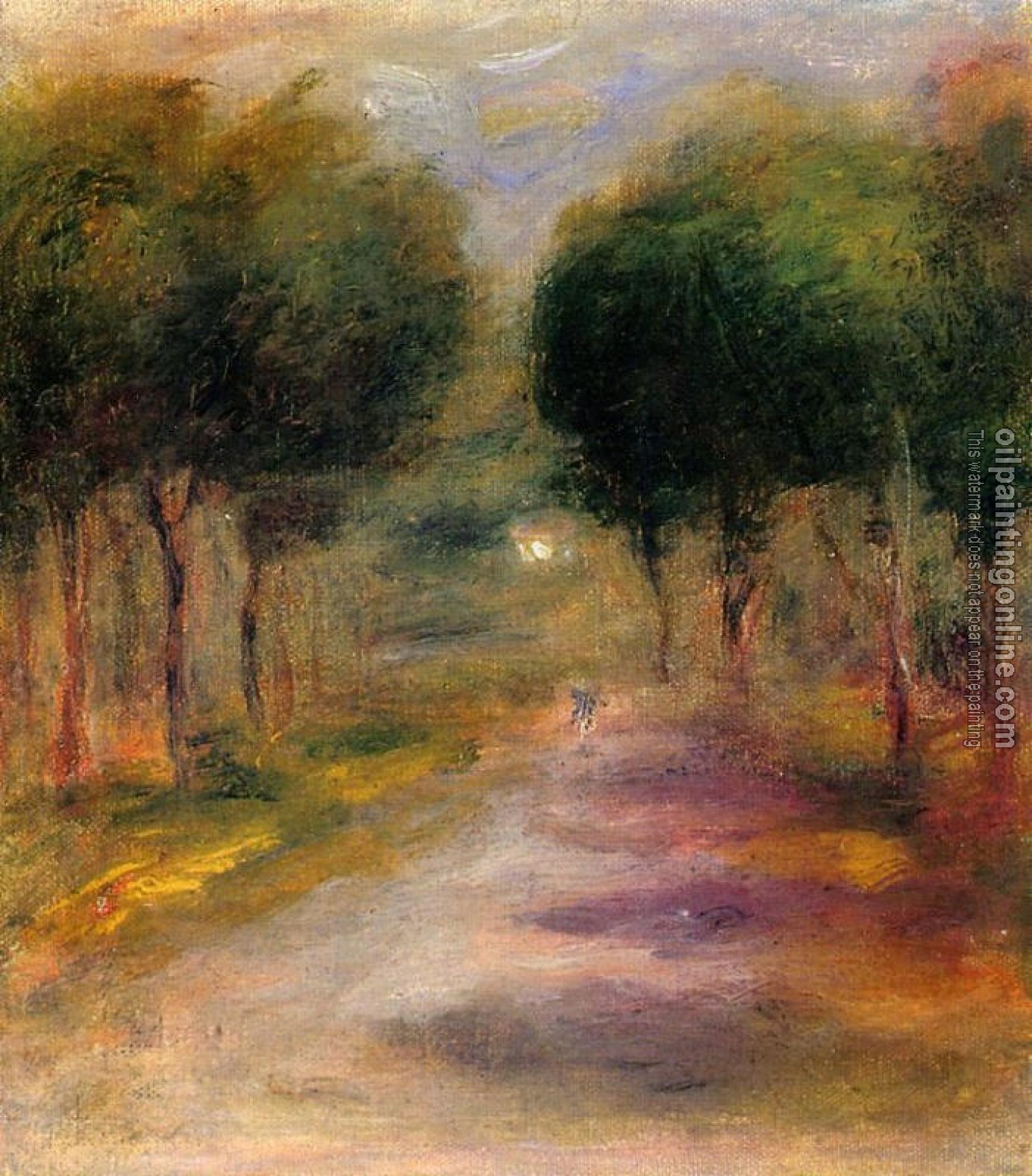 Renoir, Pierre Auguste - Landscape with Trees